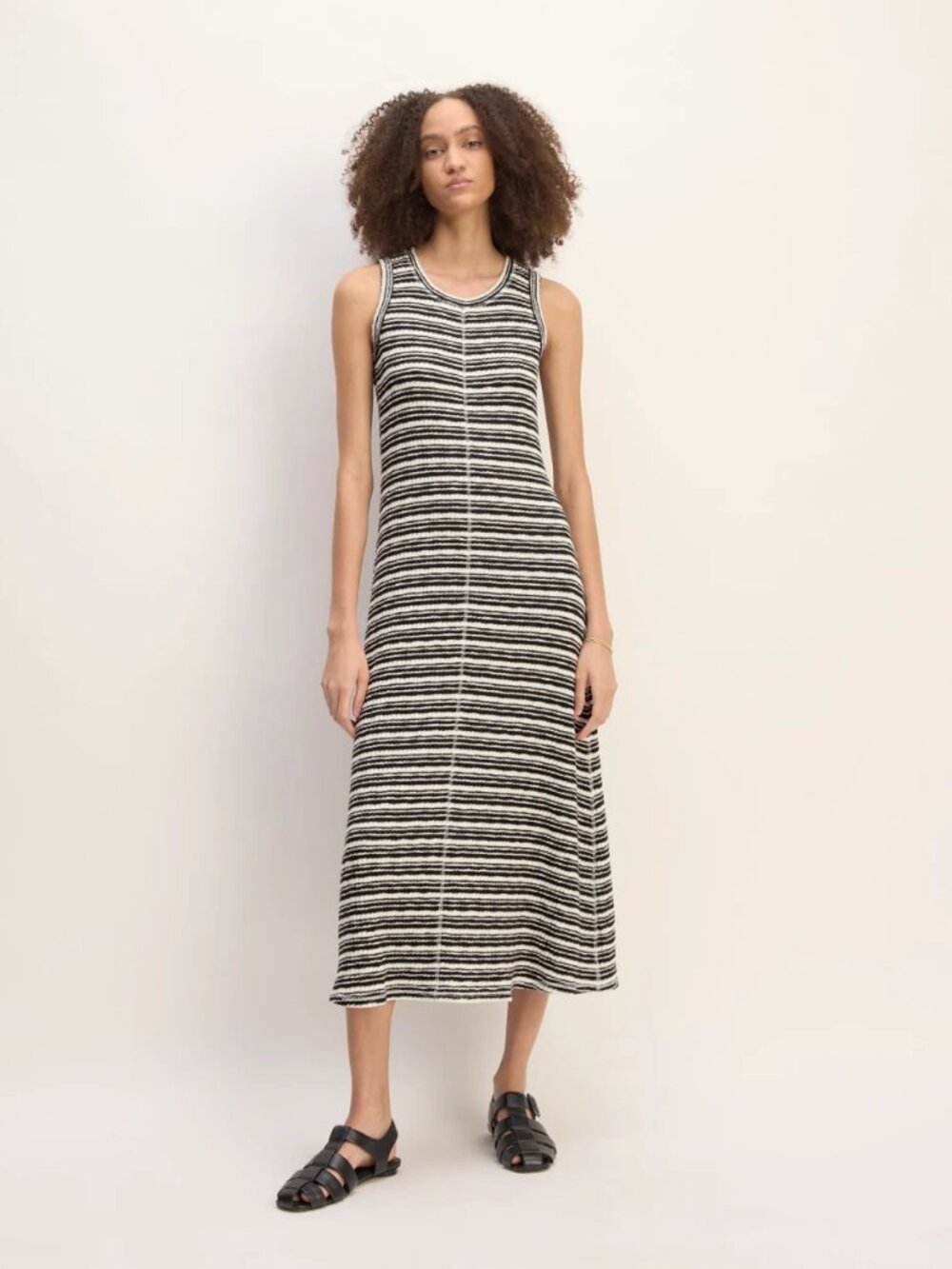 Everlane The Rib-Knit A-Line Tank Dress